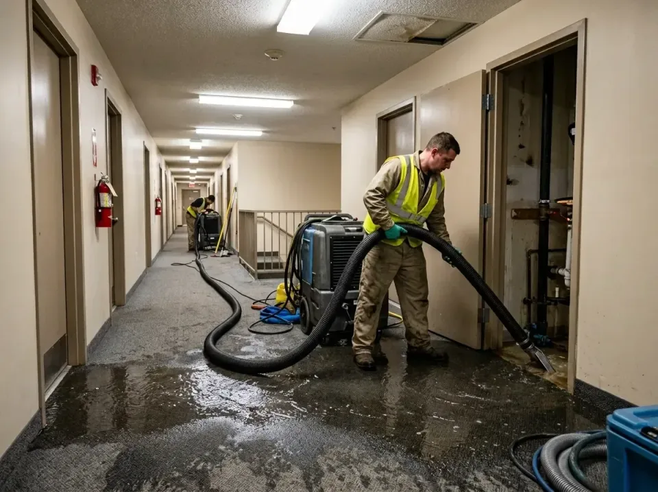 multi-unit-apartment-hallway-f-005 — frequently asked questions, Emergency Burst Pipe Water Extraction & Removal in Weddingt…